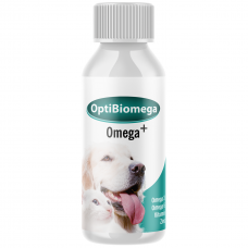 Bio Healthy Skin and Coat Support Supplement for Dogs OptiBiomega Omega+ 100ml